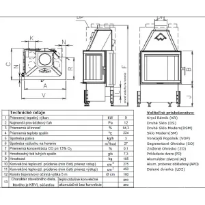 Kobok Chopok R90 S/330 L 600/450 - krbová vložka