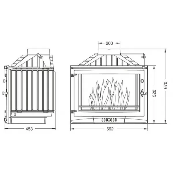 Uniflam - Selenic 700 ECO s klapkou