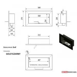 Kratki Golf Qube - biokrb