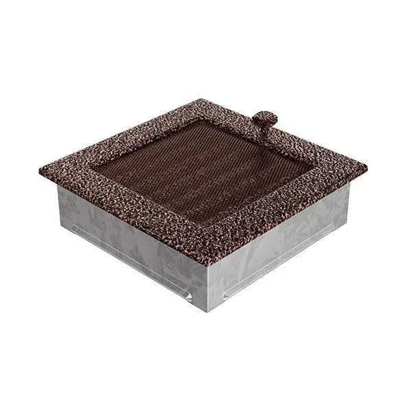 Kratki | Mriežka 17x17 medená so žalúziou