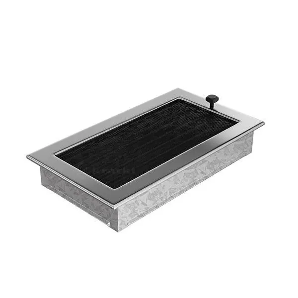Kratki | Mriežka 17x30 chrómová so žalúziou