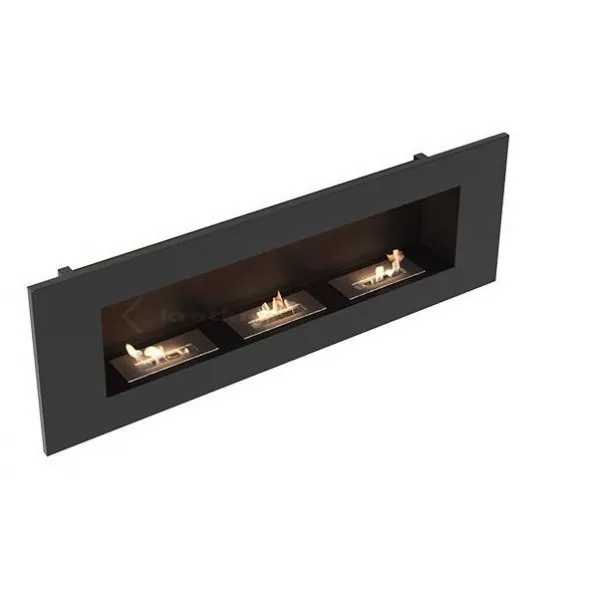Kratki Delta 3 čierny 1200x400mm - biokrb