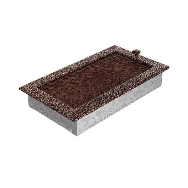 Kratki | Mriežka 17x30 medená so žalúziou