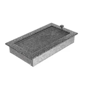 Kratki | Mriežka 17x30 čierno strieborna so žalúziou
