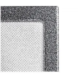 Kratki | Mriežka 17x37 čierno strieborna