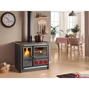 Sporák La Nordica - Rosa XXL čierny smalt 7,5 kW
