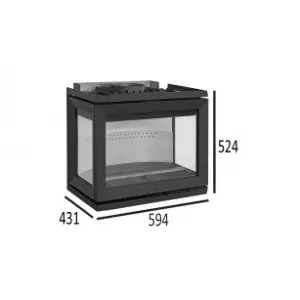 Jotul I 520 CB FRL - krbová vložka