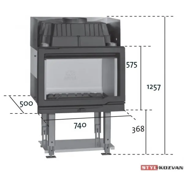 Jotul I 570 - krbová vložka