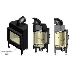 Kratki Nadia 12 kW - krbová vložka