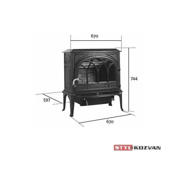 Jotul F 400 ECO - liatinové krbové kachle