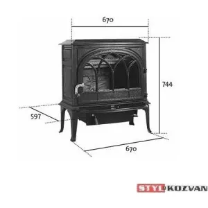 Jotul F 400 ECO - liatinové krbové kachle