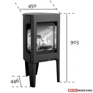 Jotul F 163 CB - liatinové krbové kachle