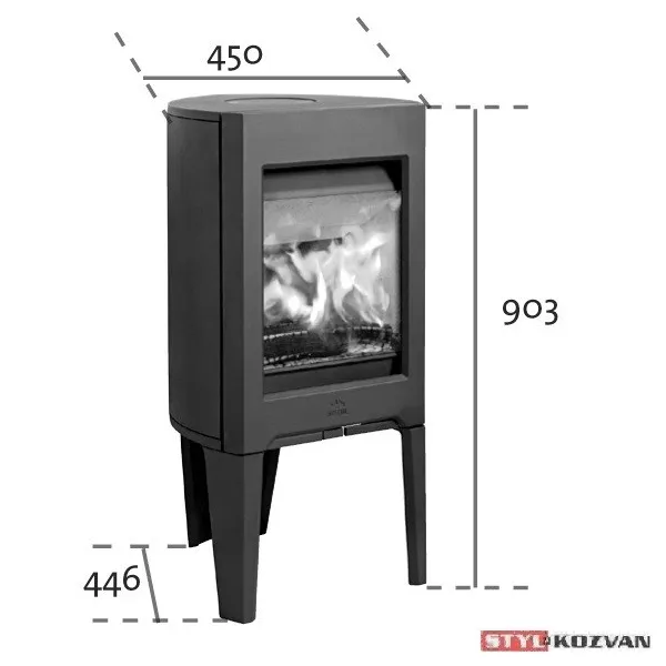 Jotul F 162 CB - liatinové krbové kachle