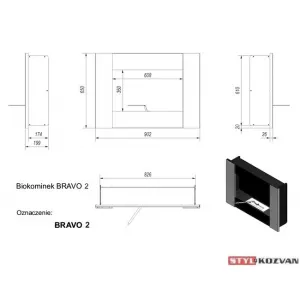 Kratki Bravo 2 čierny - biokrb