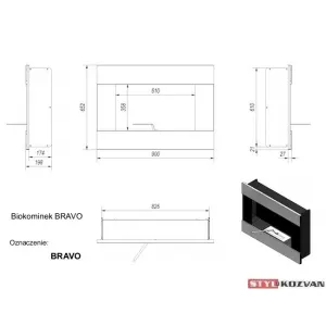 Kratki Bravo čierný - biokrb