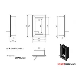 Kratki Charlie 2 čierný - biokrb