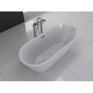 Akrylátová vana Mexen FLAVIA 170 x 80 cm biela + automatická výpusť