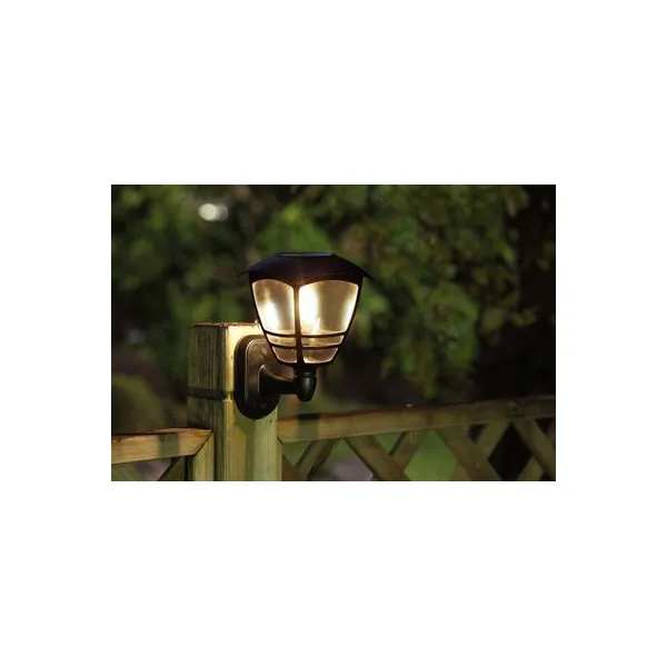 Lampa Strend Pro Garden, solárna, na stenu/plot, 15x15x21 cm