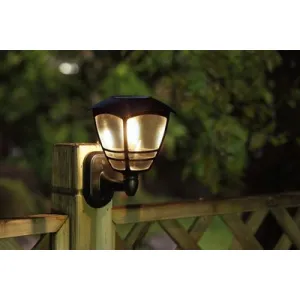 Lampa Strend Pro Garden, solárna, na stenu/plot, 15x15x21 cm
