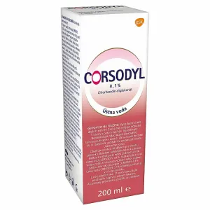 Corsodyl Ústna voda 0,1 % 200 ml