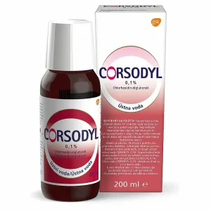Corsodyl Ústna voda 0,1 % 200 ml