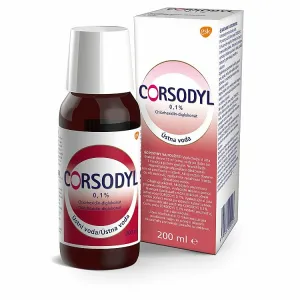 Corsodyl Ústna voda 0,1 % 200 ml