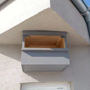 BAT-MAN Falco polobúdka pre sokoly, borovica, sivá, so strieškou FA1DF NA