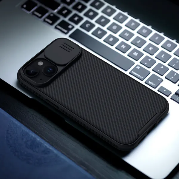 Nillkin CamShield PRO Kryt pre iPhone 15 Plus, Čierny
