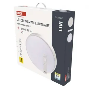 EMOS LED svietidlo LIVI 50 cm, 45 W, teplá-studená biela, stmievateľné s diaľkovým ovládaním