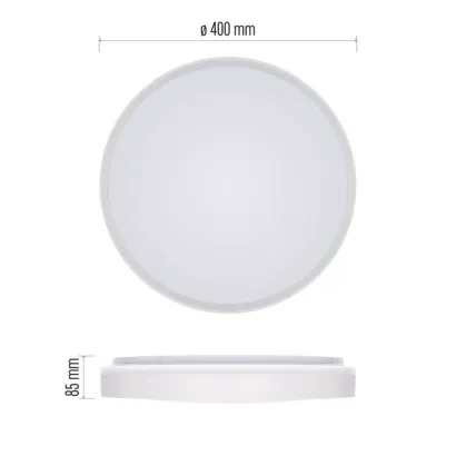 EMOS LED svietidlo LIVI 40 cm, 30 W, teplá studená biela, stmievateľné s diaľkovým ovládaním