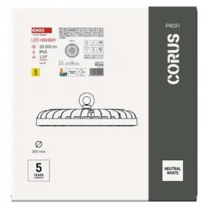EMOS LED priemyselné závesné svietidlo HIGHBAY CORUS 166W