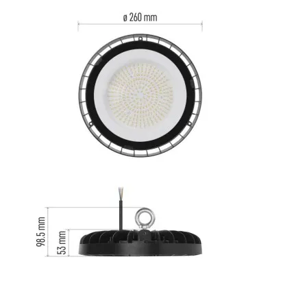 EMOS LED priemyselné závesné svietidlo HIGHBAY CORUS 133W