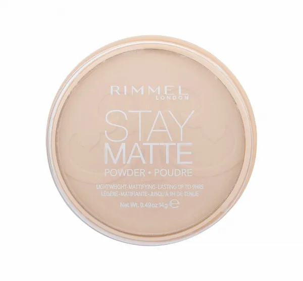 Rimmel Stay Matte púder odtieň 003 Peach Glow 14 g