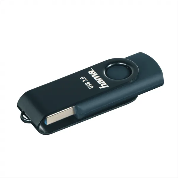 Hama USB 3.0 Flash Drive Rotate, 64 GB, 70 MB/s, petrolejová modrá 85235110