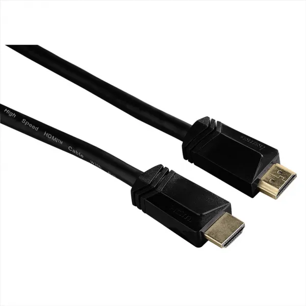 Hama HDMI kábel vidlica - vidlica, pozlátený, 3*, 5 m 85444290
