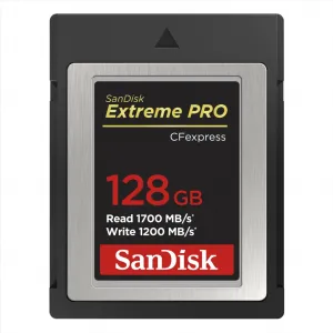 Karta SanDisk Extreme Pro CFexpress 128 GB, typ B, 1700 MB/s čítanie, 1200 MB/s zápis
