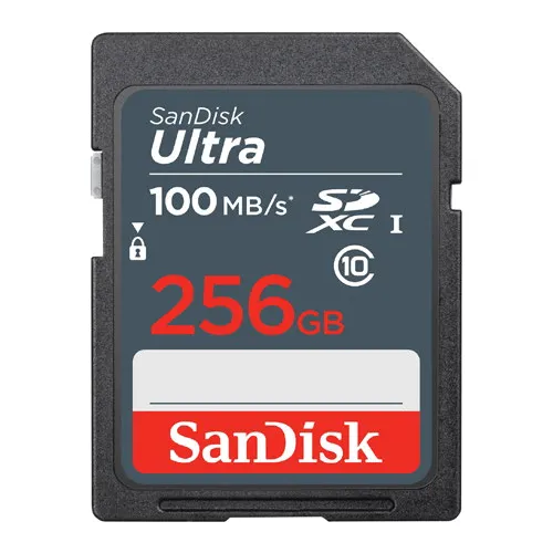SanDisk Ultra 256 GB SDXC Memory Card 100 MB/s 85235110