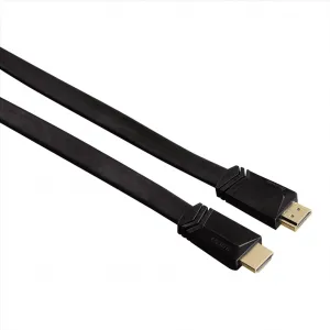 Hama HDMI kábel vidlica-vidlica, plochý, pozlátený, 3*, 1,5 m 85444290