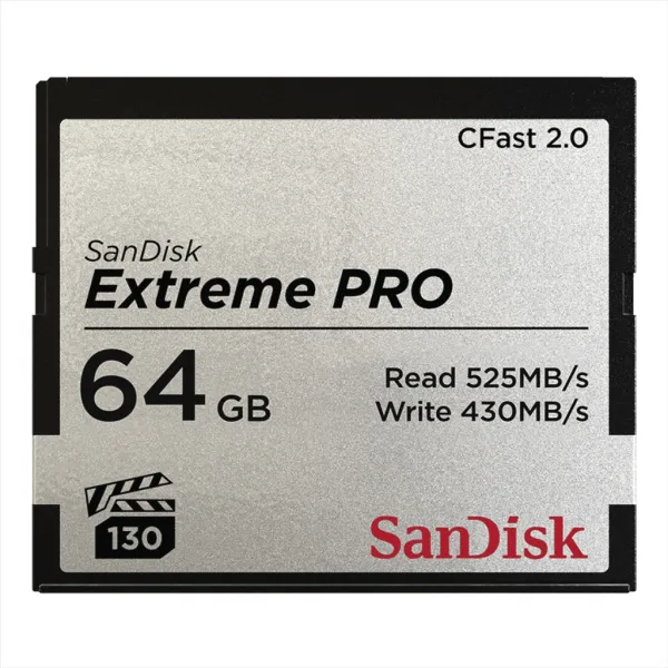 SanDisk Extreme Pro CFAST 2.0 64 GB 525 MB/s VPG130 NAHRADA ZA 139715 85235110