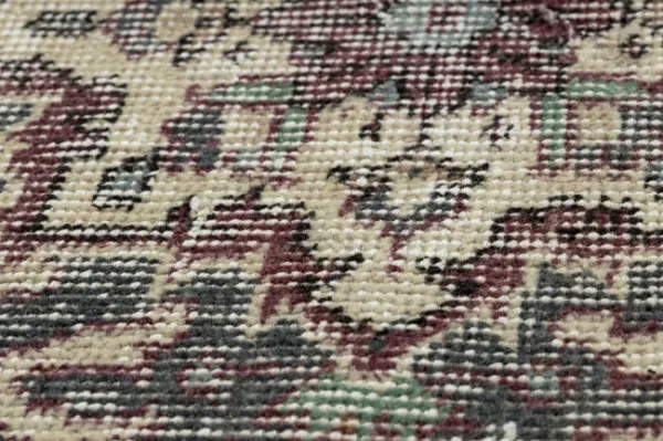 Ručne tkaný vlnený koberec Vintage 10169 rám / ornament, modrý / červený