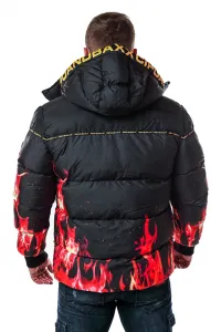Pánska bunda CIPO & BAXX CM181 BLACK Farba: Čierna, Konfekčná veľkosť: XL