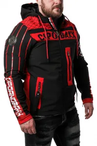 Pánska bunda CIPO & BAXX CJ275 RED-BLACK Farba: Čierna, Konfekčná veľkosť: M