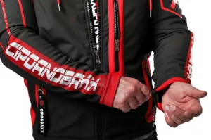 Pánska bunda CIPO & BAXX CJ275 RED-BLACK Farba: Čierna, Konfekčná veľkosť: M