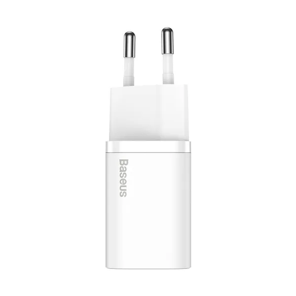 Baseus Super Si Quick Charger 1C 30W nástenná nabíjačka (biela) 027582