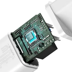 Baseus Super Si Quick Charger 1C 30W nástenná nabíjačka (biela) 027582