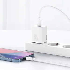 Baseus Super Si Quick Charger 1C 30W nástenná nabíjačka (biela) 027582