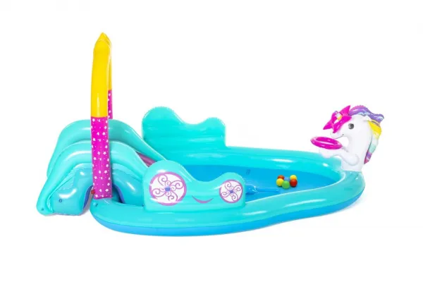 Nafukovacie ihrisko s jednorožcom 274 x 198 x 137 cm Bestway 53097