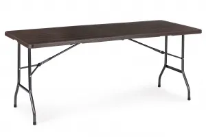 MODERNHOME Skládací cateringový stůl Impro 180 cm hnědý