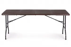 MODERNHOME Skládací cateringový stůl Impro 180 cm hnědý
