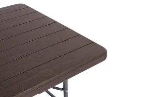 MODERNHOME Skládací cateringový stůl Impro 180 cm hnědý